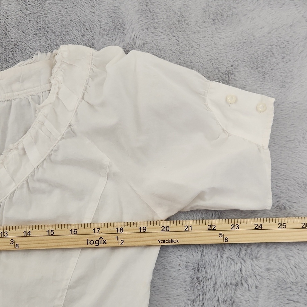 DKNY JEANS 100% cotton button down top - Picture 13 of 16
